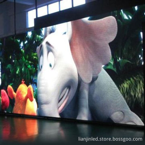P4 Indoor Full Color LED Display with 62,500 Dots, 2 to 20m Viewing Distance, 128 x 128mm Sized